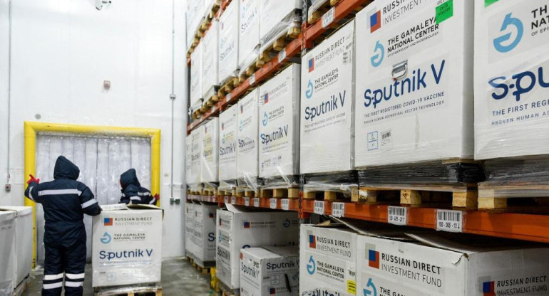 Vacuna rusa Sputnik V contra coronavirus, distribución, Foto Presidencia de la Nación
