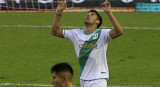 Banfield vs. River, festejo de Banfield, gol, Foto NA	