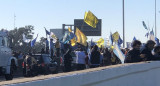 Protesta de choferes en Acceso Oeste