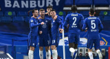 Festejo del Chelsea ante el Real Madrid por Champions League, REUTERS