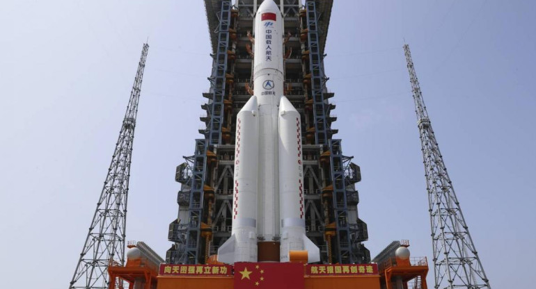 Cohete chino Long March 5B