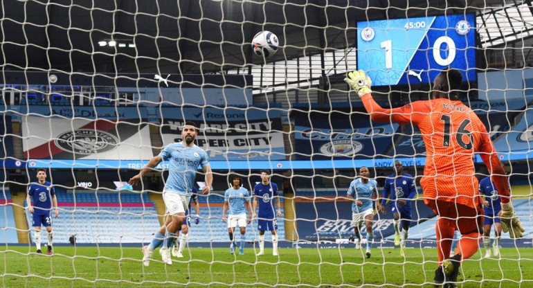 Sergio Agüero, Manchester City vs. Chelsea, Premier League, Reuters