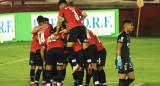 Festejo de Independiente ante Huracán, fútbol argentino, NA