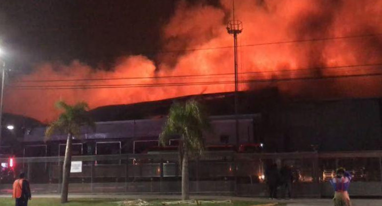 Incendio en panificadora en San Fernando