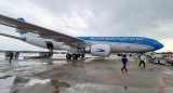 Avión de Aerolíneas Argentina, vacunas por coronavirus, NA