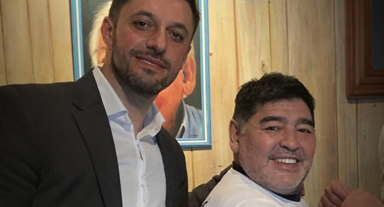 Matías Morla y Diego Maradona, NA
