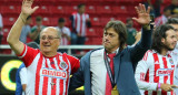 Matias Almeyda junto a su padre