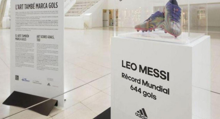 Botines de Lionel Messi con los que hizo el gol 644