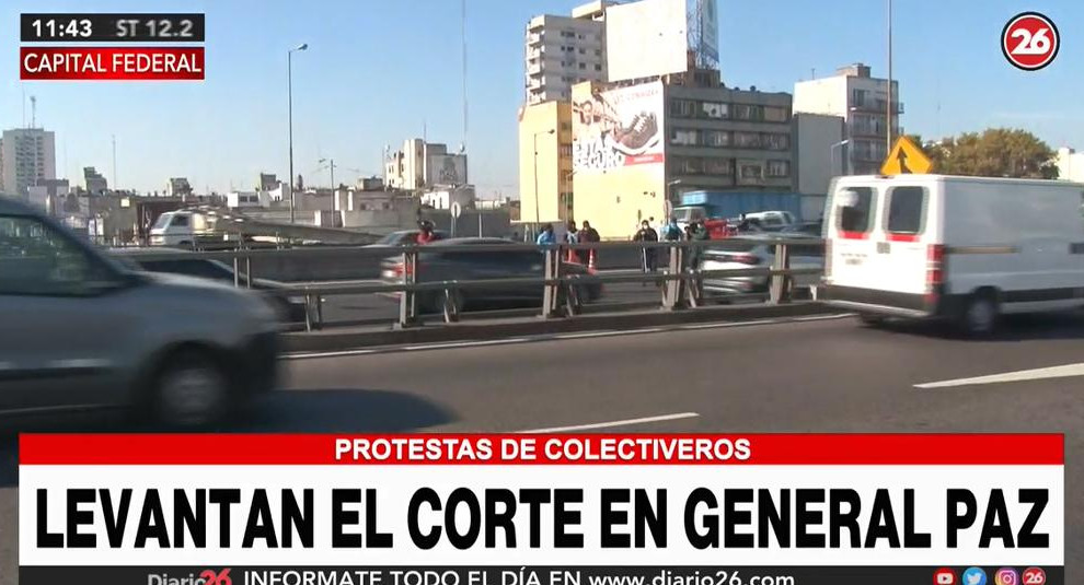 Levantan corte de colectiveros, Canal 26