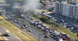 Corte en la Avenida General Paz: vecinos reclaman más seguridad