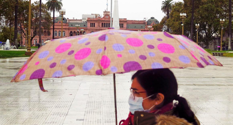 Coronavirus en Argentina, día de lluvia, NA