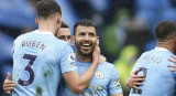 Sergio Kun Aguero, Manchester City, despedida, festejo, Reuters