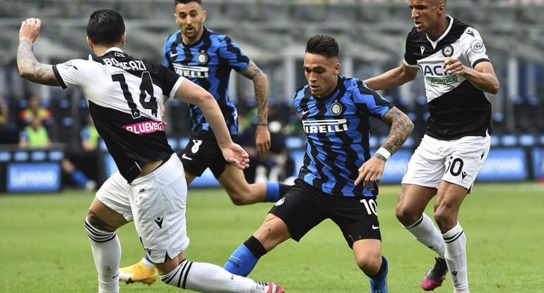 Inter vs. Udinese, Lautaro Martínez, fútbol, Serie A, Reuters