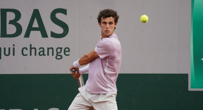 Juan Manuel Cerúndolo en Roland Garros