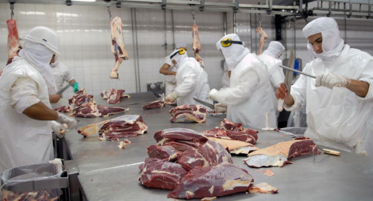 Cepo a la carne, exportaciones, NA