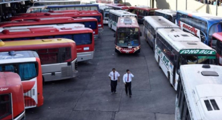 Paro de colectivos, transporte público, UTA