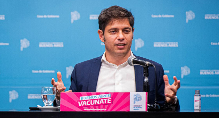 Conferencia de prensa de Axel Kicillof, AGENCIA NA