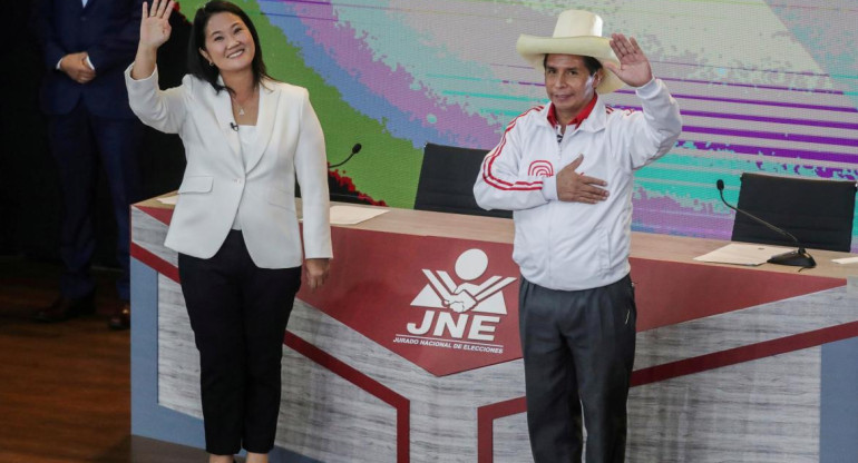 Elecciones en Perú, Keiko Fujimori y Pedro Castillo, Foto: Reuters