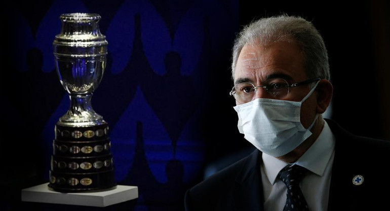 Copa América, ministro de Salud de Brasil, Marcelo Queiroga. Reuters