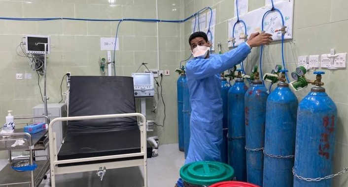 Oxigeno en hospitales de Paraguay