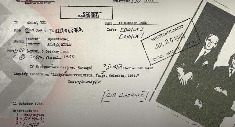 Adolf Hitler en Colombia en 1954, documento desclasificado del FBI, nazis