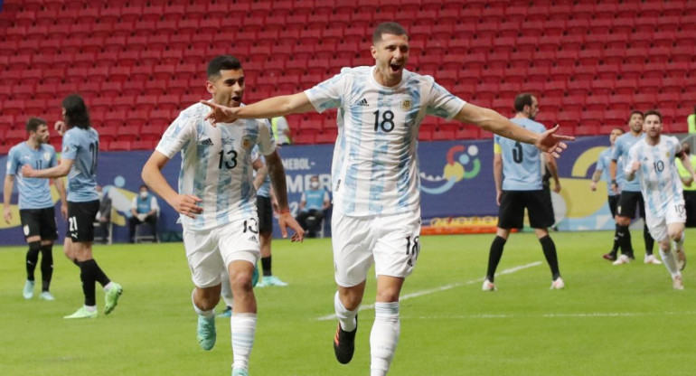 Guido Rodríguez, Argentina vs Uruguay, Copa América, Reuters