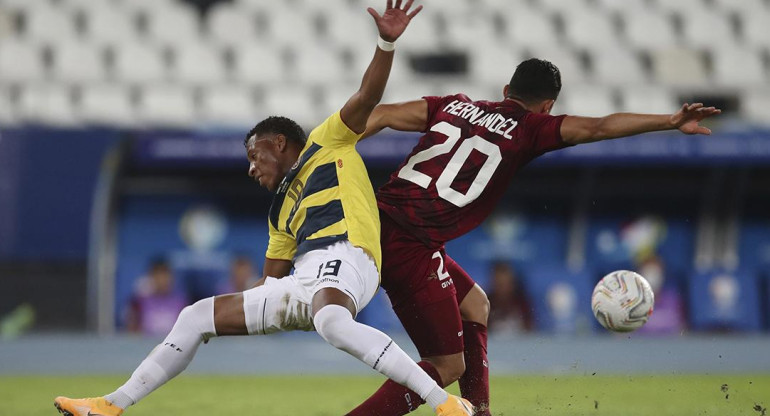 Ecuador vs. Venezuela, Copa América 2021, fútbol, Reuters	