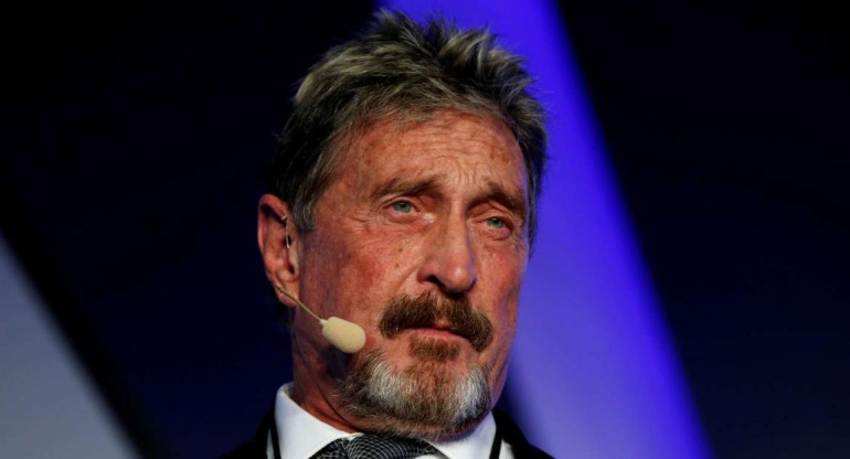 John McAfee debía responder a la Justicia norteamericana por presunta evasión de impuestos, REUTERS