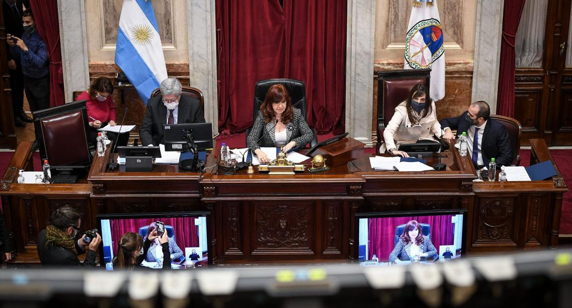 Sesión pública especial del Senado de la Nación, NA