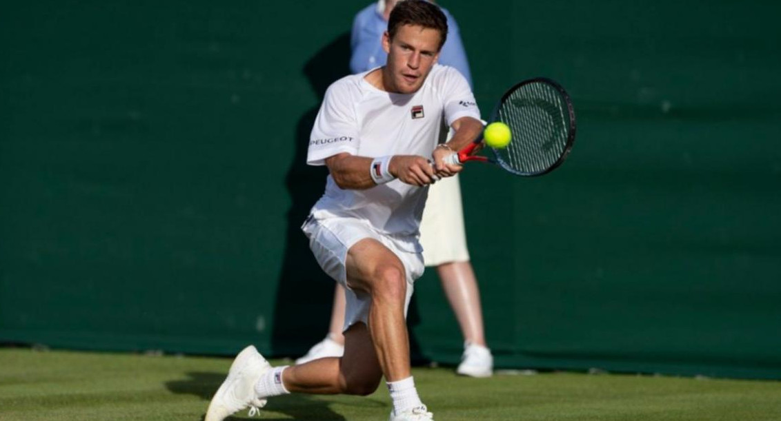 Diego Schwartzman en Wimbledon