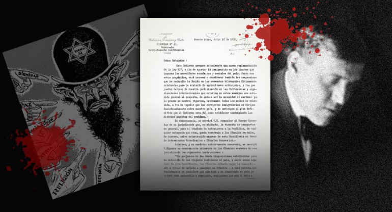 Circular Nº11, el documento secreto que prohibió la entrada de judíos a la Argentina, José María Cantilo