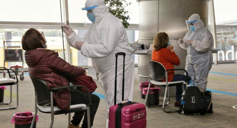 Controles en el Aeropuerto de Ezeiza