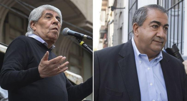 Hugo Moyano y Héctor Daer, sindicalismo argentino
