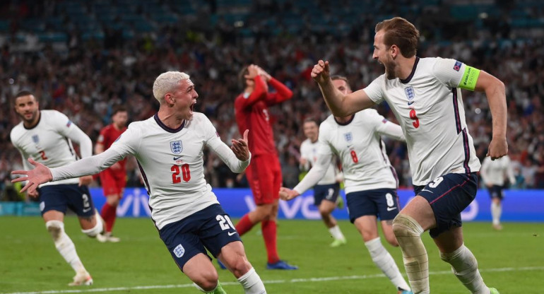 Gol de Inglaterra ante Dinamarca por la Eurocopa, AGENCIA EFE