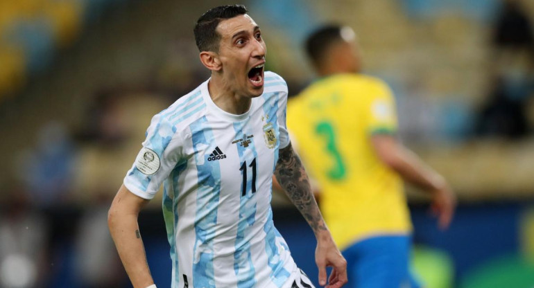 Ángel Di María, Argentina vs Brasil, Copa América, Reuters