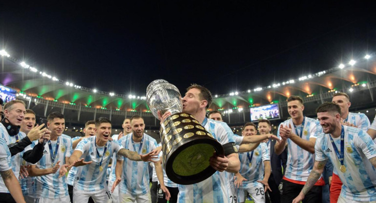 Lionel Messi, Argentina vs Brasil, Copa América, NA