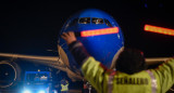 Llegada avión con vacunas, foto: presidencia