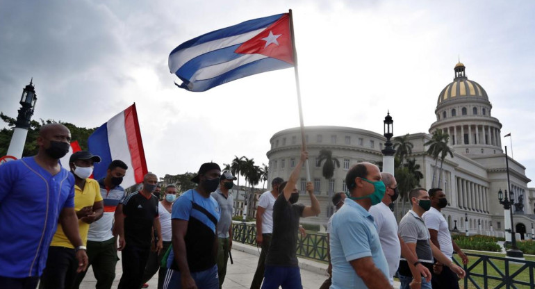 Protestas en La Habana, Cuba, EFE