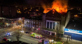 Se incendió el antiguo cine San Martín de Mar del Plata	