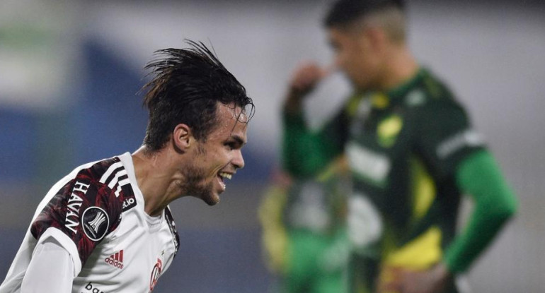 Flamengo de Brasil vs Defensa y Justicia, Copa Libertadores, Reuters.