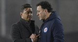 Marcelo Gallardo, River Plate y Gabriel Milito, Argentinos Juniors. Reuters. 