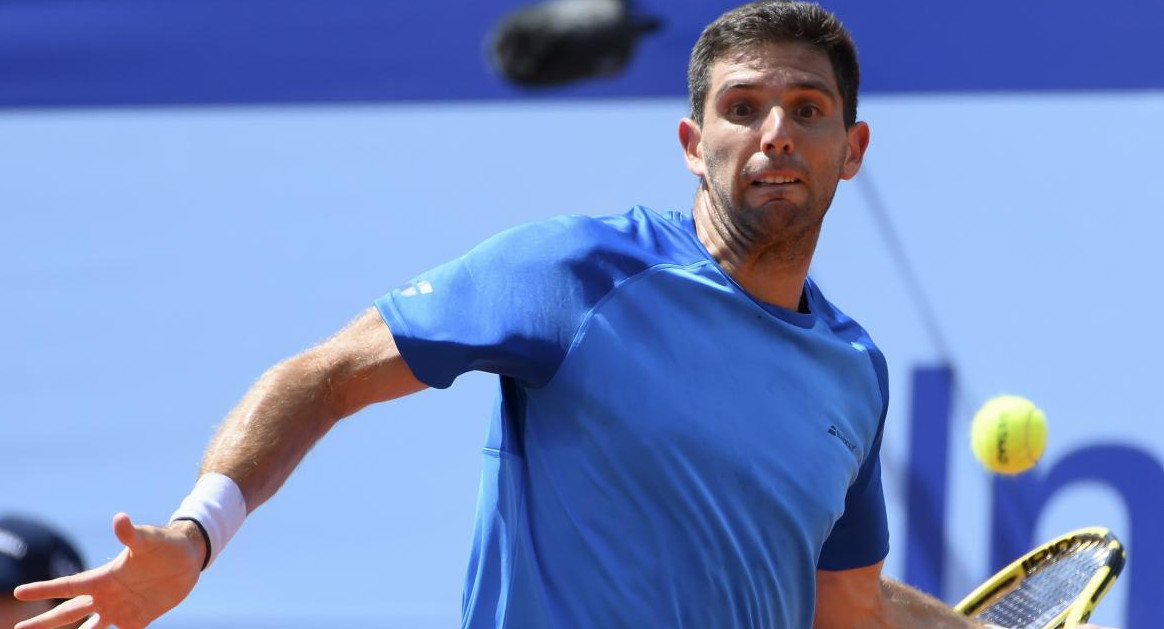 Federico Delbonis en el ATP de Gstaad, AGENCIA EFE