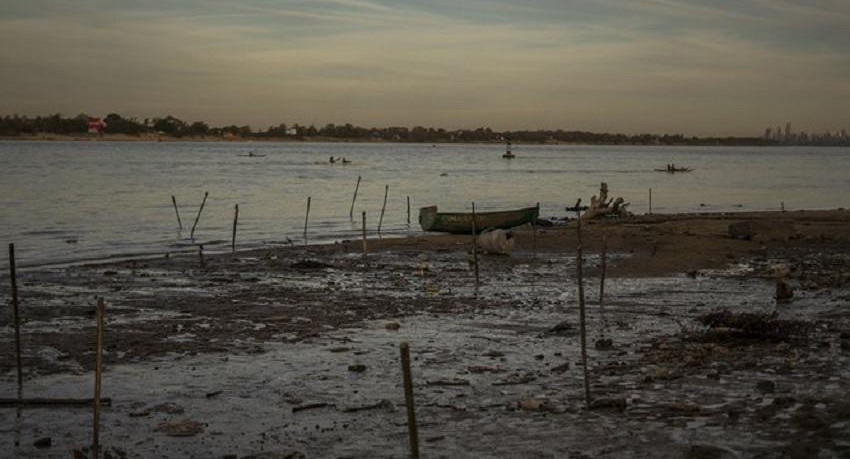 Histórica bajante del río Paraná