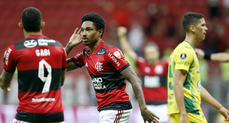 Flamengo de Brasil vs Defensa y Justicia, Copa Libertadores, Reuters.