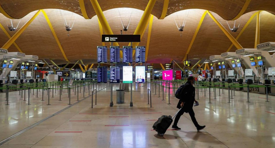 Aeropuerto de Madrid en España