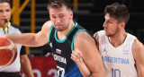 Basquet Argentina, Tokio 2021, ante Eslovenia, NA