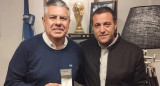 Pablo Toviggino junto a Claudio Chiqui Tapia, IG @chiquitapia