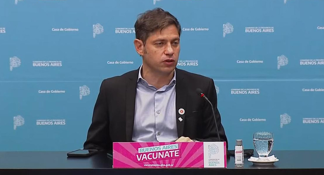 Axel Kicillof, gobernador de la provincia de Buenos Aires