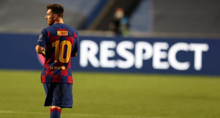 Lionel Messi en el Barcelona, EFE