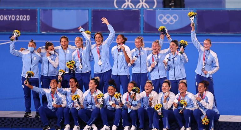 Las Leonas, medalla de plata en los Juegos Olímpicos de Tokio 2020, REUTERS